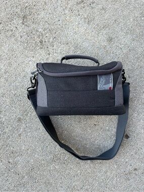 Delsey GOPIX Black and Gray Compact Messenger Camera Bag